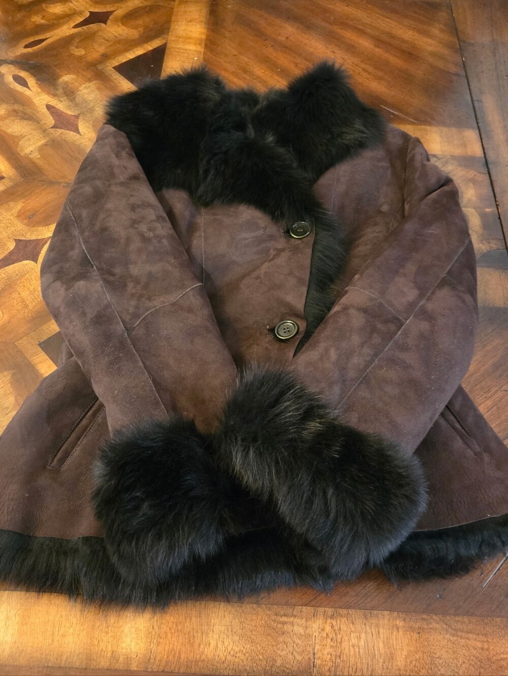 EUC L.K. Bennett "Darwin" Shearling Jacket